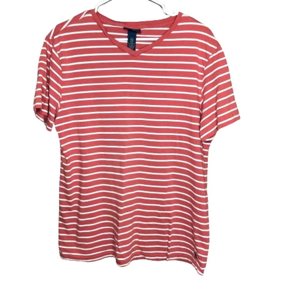 Polo by Ralph Lauren Logo Striped Cotton Jersey Tee, L